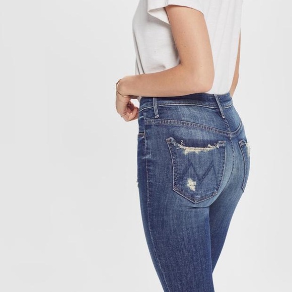 MOTHER Denim The Stunner Chew in Off Duty Size 27 - Picture 2 of 11